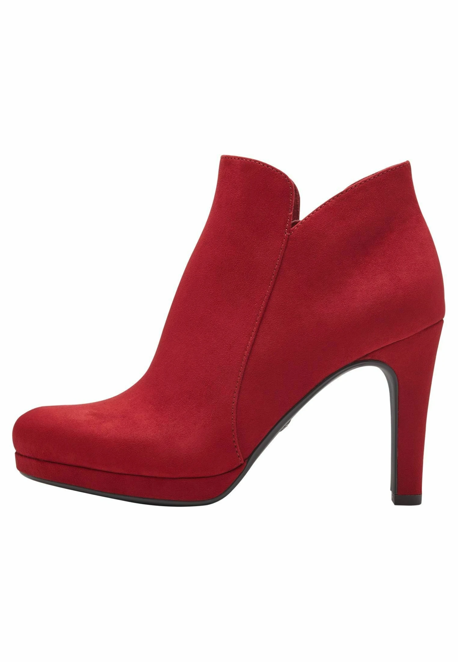 Tamaris Enkellaarsjes Met Plateauzool - Cherry 1 Tamaris Enkellaarsjes Met Plateauzool - Cherry