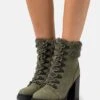 Anna Field Leather - Veterboots - Khaki