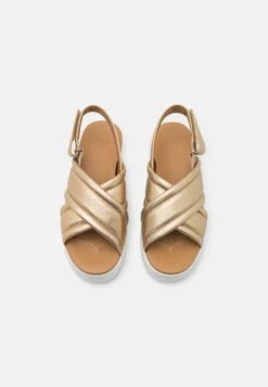 Ugg Zayne Slingback - Sandalen Met Plateauzool - Gold Metallic -Schoenenpromotie Winkel 2c8ad85aa78c4bcd857a9c6e7ed83831