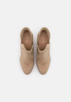 Enkellaarsjes Met Hoge Hak - Beige 11 Enkellaarsjes Met Hoge Hak - Beige -Schoenenpromotie Winkel 3a03d46480454a849f758ab038086e0e