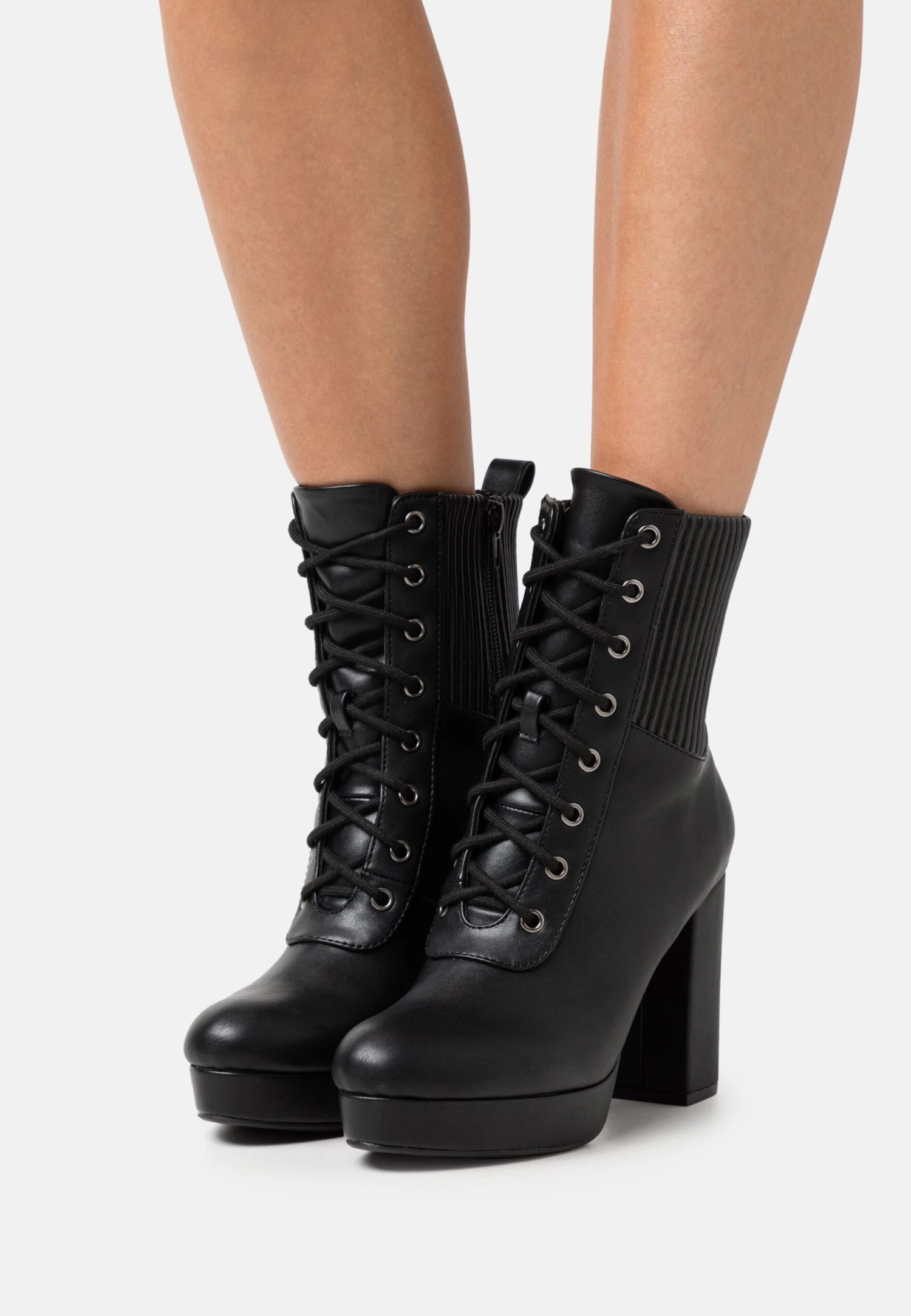 Anna Field Enkellaarsjes Met Hoge Hak - Black 1 Anna Field Enkellaarsjes Met Hoge Hak - Black