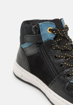 Friboo Leather - Sneakers Hoog - Black -Schoenenpromotie Winkel 447b3de2da144d44915599b1383953da