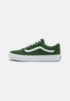 Vans Old Skool Unisex - Sneakers Laag - Darkgreen/White