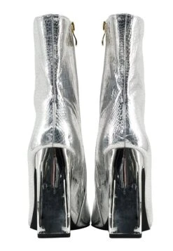 Faina Paino - Enkellaarsjes Met Hoge Hak - Silber 11 Faina Paino - Enkellaarsjes Met Hoge Hak - Silber -Schoenenpromotie Winkel 48ef482b104844a5b85c219962744436