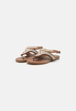Anna Field Teensandalen - Beige 8 Anna Field Teensandalen - Beige -Schoenenpromotie Winkel 501108887f7f4ab1a17bedabf9bbcb94