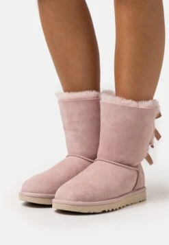 Ugg Bailey Bow - Korte Laarzen - Rose Grey