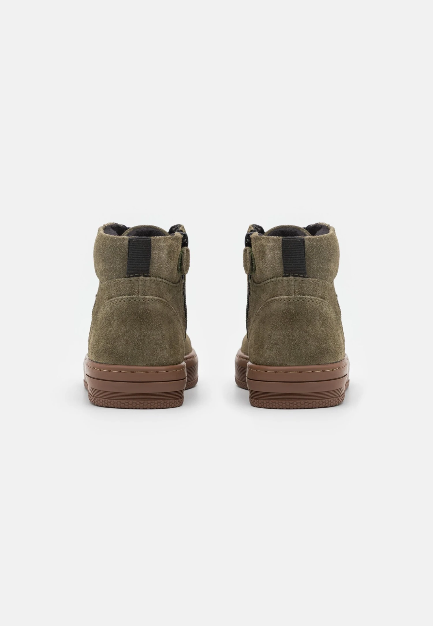 Friboo Leather - Veterboots - Khaki 3 Friboo Leather - Veterboots - Khaki - Afbeelding 3