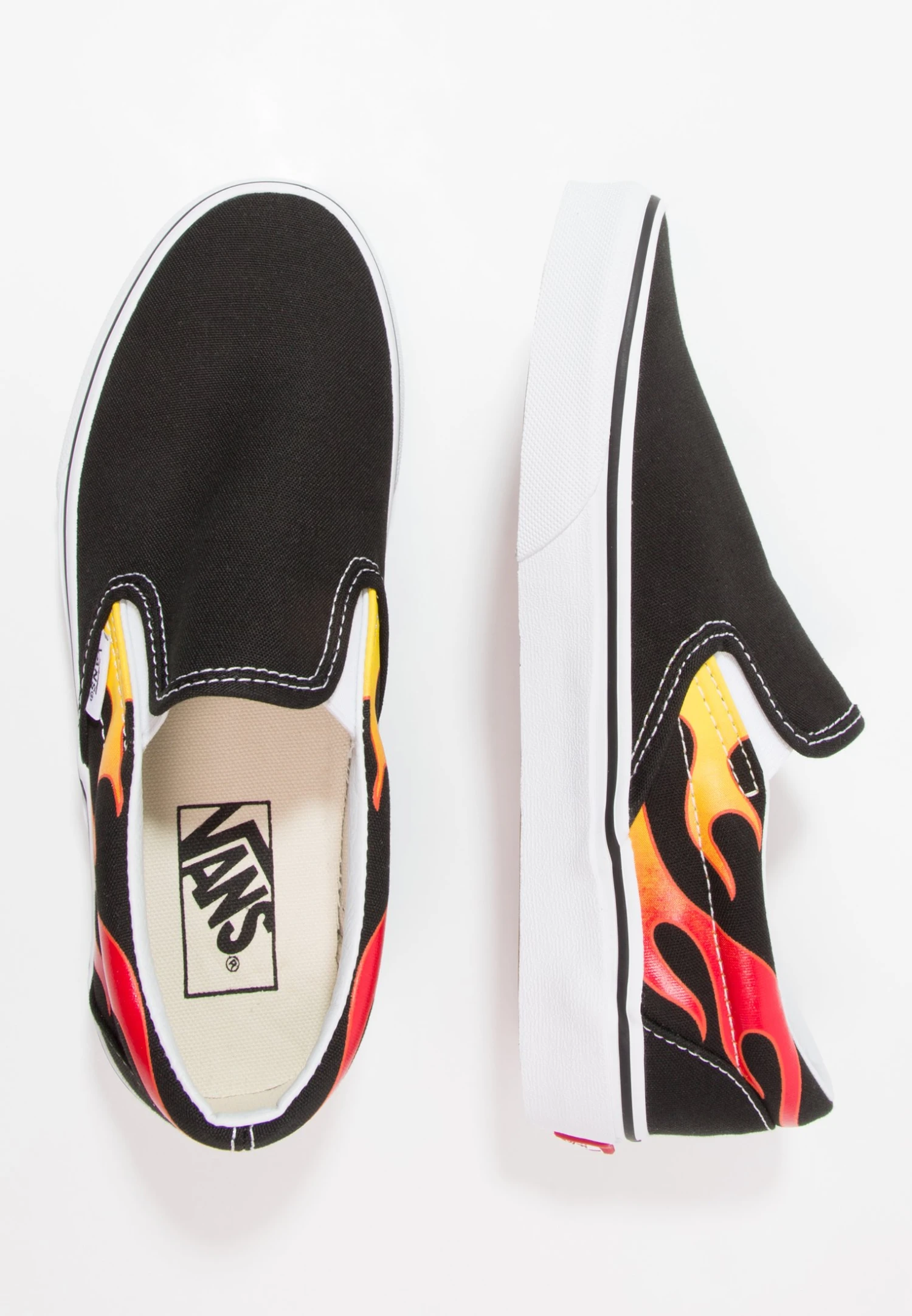 Vans Classic Slip-On- Instappers - Black/True White 3 Vans Classic Slip-On- Instappers - Black/True White - Afbeelding 3