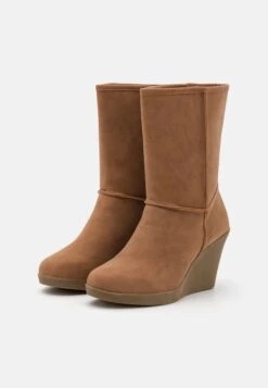 Anna Field Winter Boot - Enkellaarsjes Met Sleehak - Cognac 8 Anna Field Winter Boot - Enkellaarsjes Met Sleehak - Cognac -Schoenenpromotie Winkel 64d45de883534e7f974d195c7e051ad9