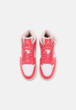 Air Jordan 1 Mid - Sneakers Hoog - White/Sea Coral/Atmosphere/Sail -Schoenenpromotie Winkel 72b4533999554d2ab9e3ada61c84e73d