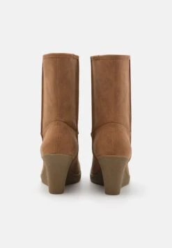 Anna Field Winter Boot - Enkellaarsjes Met Sleehak - Cognac 9 Anna Field Winter Boot - Enkellaarsjes Met Sleehak - Cognac -Schoenenpromotie Winkel 7996478d26b54973a4236206968037b1