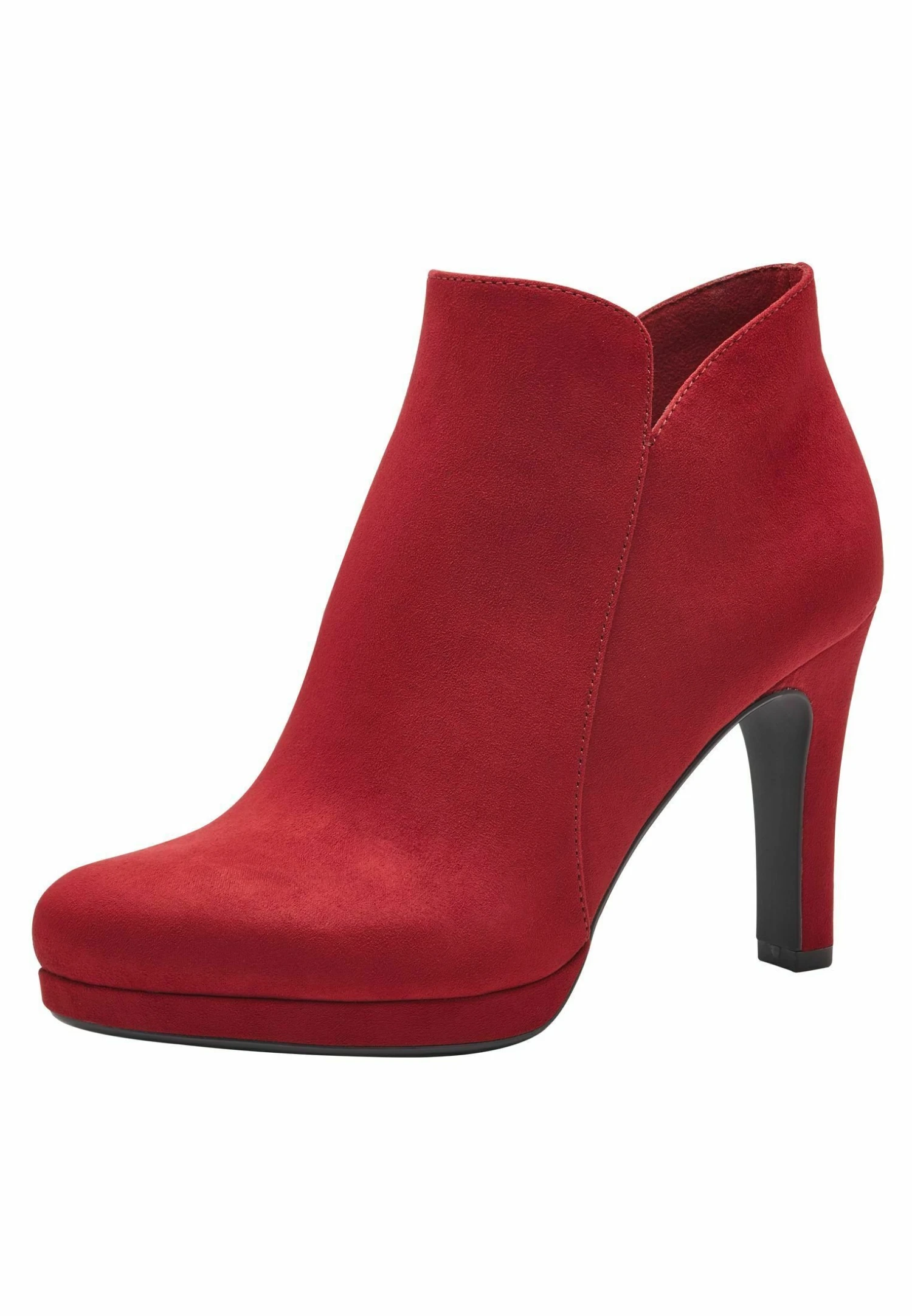 Tamaris Enkellaarsjes Met Plateauzool - Cherry 2 Tamaris Enkellaarsjes Met Plateauzool - Cherry - Afbeelding 2