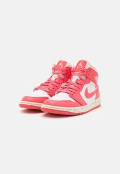 Air Jordan 1 Mid - Sneakers Hoog - White/Sea Coral/Atmosphere/Sail -Schoenenpromotie Winkel 936f07ec158e42198359cd0625e3cd9e