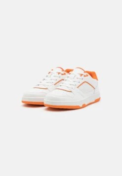 Sneakers Laag - White/Orange -Schoenenpromotie Winkel 942ab1e2a7814729a849f8a453c4132f