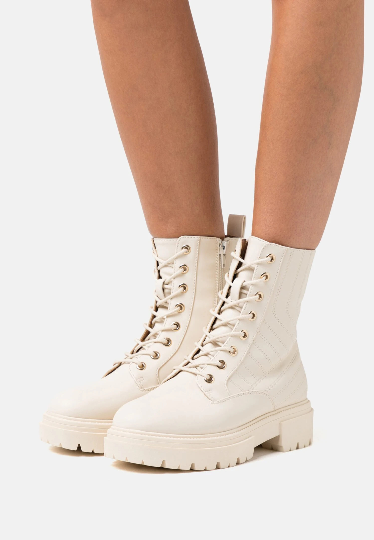 Anna Field Veterboots - Off-White 1 Anna Field Veterboots - Off-White