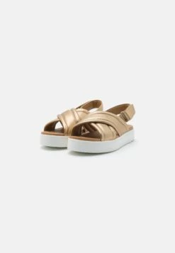 Ugg Zayne Slingback - Sandalen Met Plateauzool - Gold Metallic -Schoenenpromotie Winkel b1d8da72c4924127b42a3598ec1b9655