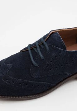 Friboo Leather - Veterschoenen - Dark Blue -Schoenenpromotie Winkel cd5f38bcb0c846e59b7e5a210efe156a