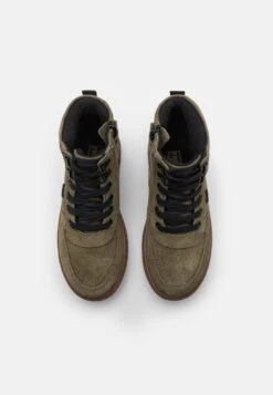 Friboo Leather - Veterboots - Khaki 9 Friboo Leather - Veterboots - Khaki -Schoenenpromotie Winkel ceaaa599a05f4869abd8451200e3b9c4