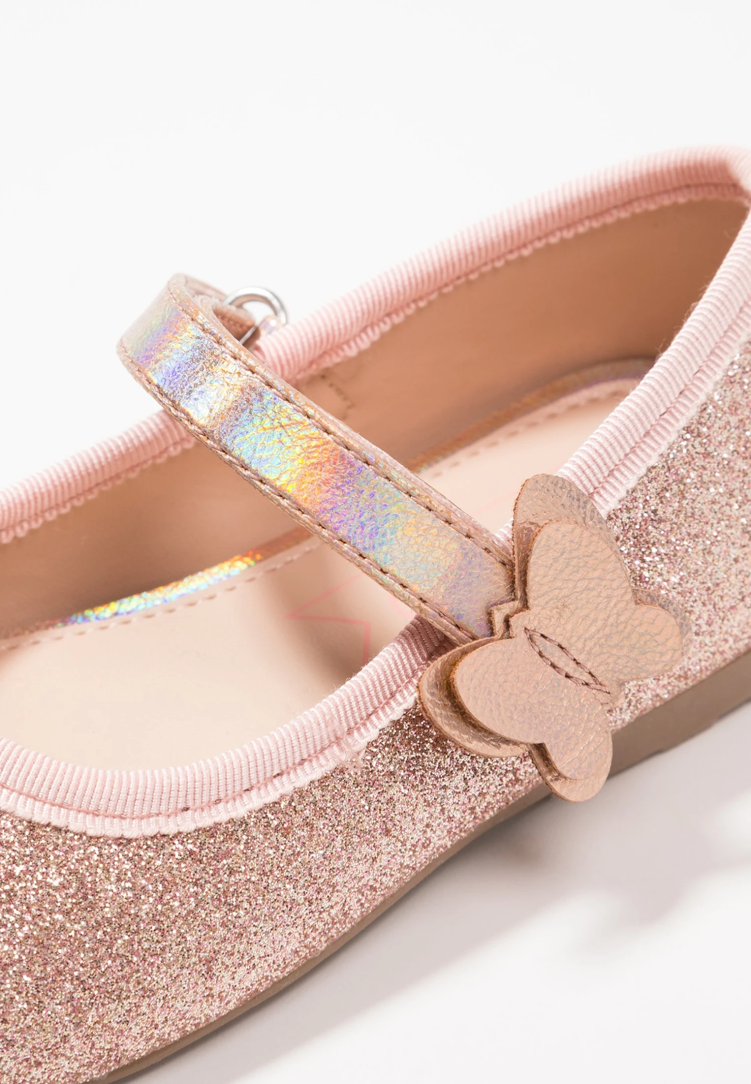 Friboo Ballerina'S Met Enkelbandjes - Rose Gold 6 Friboo Ballerina'S Met Enkelbandjes - Rose Gold - Afbeelding 6